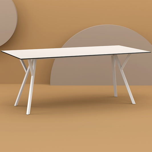 MAX ΤΡΑΠΕΖΙ WHITE LAMINATE 12mm 180x90x74