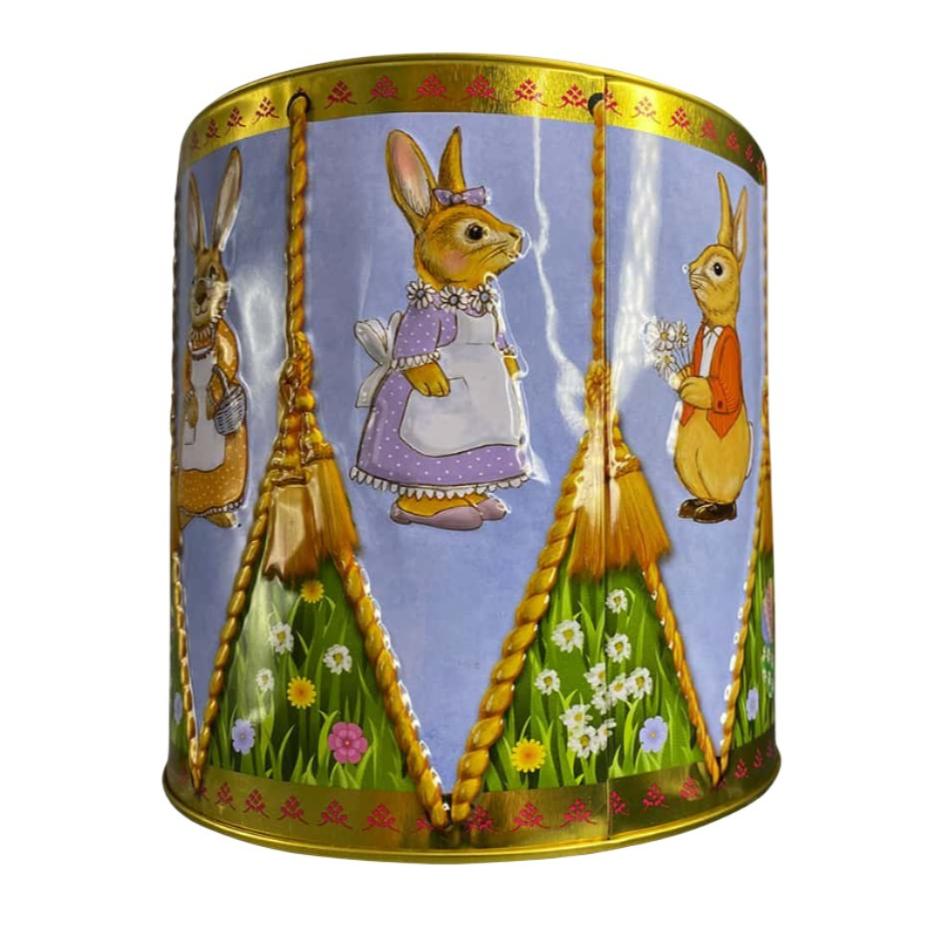 Κουτί Μεταλλικό με Λαγό 14x14x14