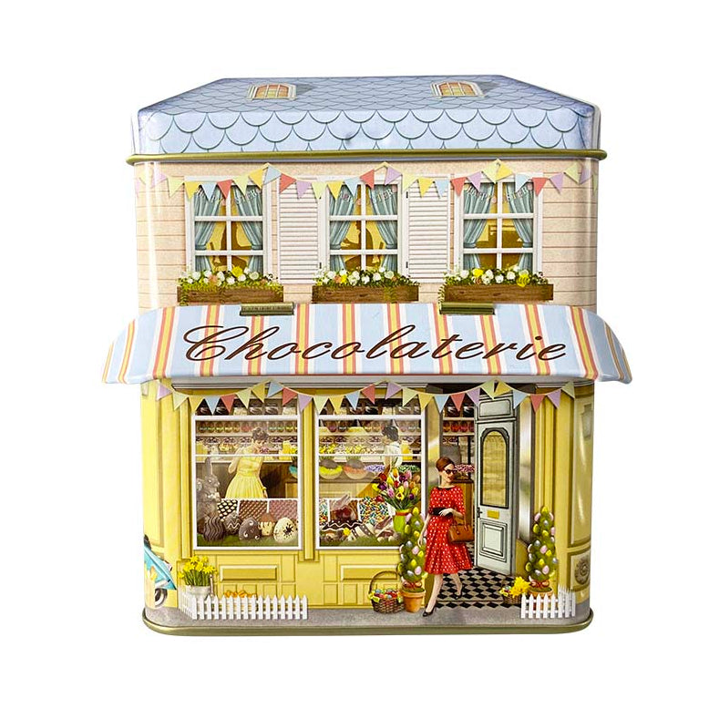 Κουτί Μεταλλικό Μαγαζί Chocolaterie 12x7.5x15