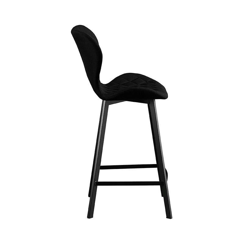 MARTIN ΜΑΥΡΟ ΥΦΑΣΜΑ(Σ2)66εκ. ΣΚΑΜΠΟ ΜΕΤΑΛΛΙΚΟ 45X49X66-98εκ.