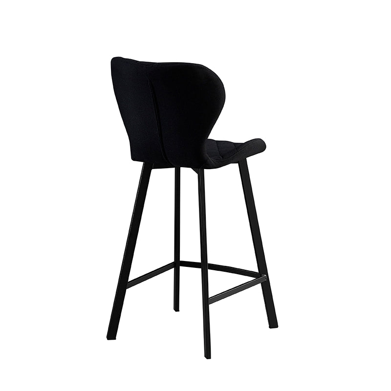 MARTIN ΜΑΥΡΟ ΥΦΑΣΜΑ(Σ2)66εκ. ΣΚΑΜΠΟ ΜΕΤΑΛΛΙΚΟ 45X49X66-98εκ.