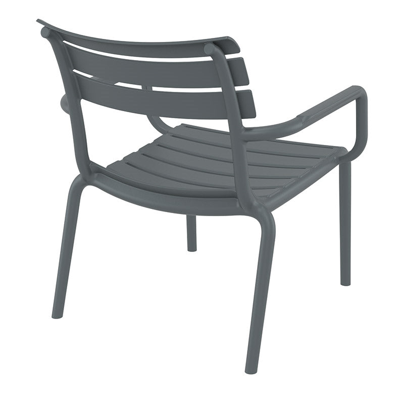 PARIS LOUNGE DARK GREY ΠΟΛ/ΝΑ ΠΟΛ/ΝΙΟΥ 68x70x76