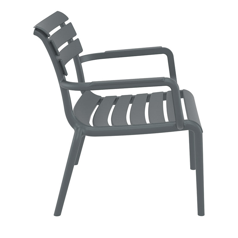 PARIS LOUNGE DARK GREY ΠΟΛ/ΝΑ ΠΟΛ/ΝΙΟΥ 68x70x76