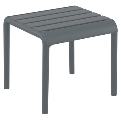 PARIS DARK GREY ΤΡΑΠΕΖΙ ΠΟΛ/ΝΙΟΥ 42x41x40