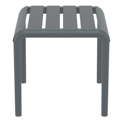 PARIS DARK GREY ΤΡΑΠΕΖΙ ΠΟΛ/ΝΙΟΥ 42x41x40