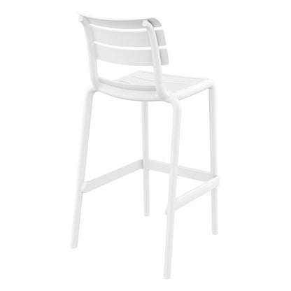 HELEN WHITE STOOL POLY/NIOU 53x55x105