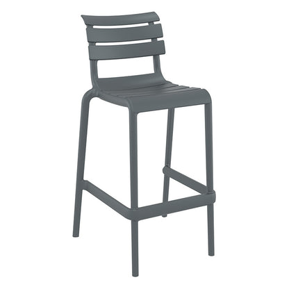 HELEN STOOL DARK GREY POLYURETHANE 53x55x105