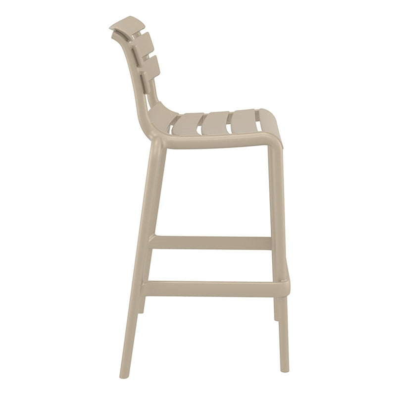 HELEN Stool TAUPE POLYESTER 53x55x105