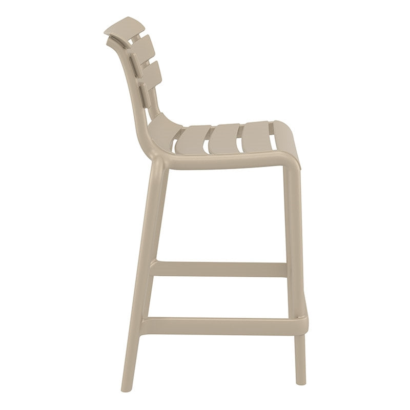HELEN 65εκ. ΣΚΑΜΠΟ TAUPE ΠΟΛ/ΝΙΟΥ 52X55X95εκ.