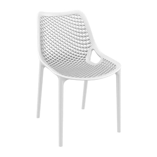 Σετ Τραπεζαρίας 5 Τμχ Vegas-Air White 100x100/140x75