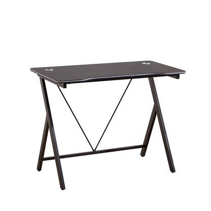 ΓΡΑΦΕΙΟ ΜΑΥΡΟ MDF/ΜΑΥΡΟ ΜΕΤΑΛΛΙΚΟ 100x50x75