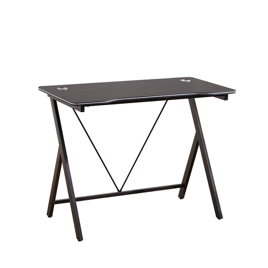 ΓΡΑΦΕΙΟ ΜΑΥΡΟ MDF/ΜΑΥΡΟ ΜΕΤΑΛΛΙΚΟ 100x50x75