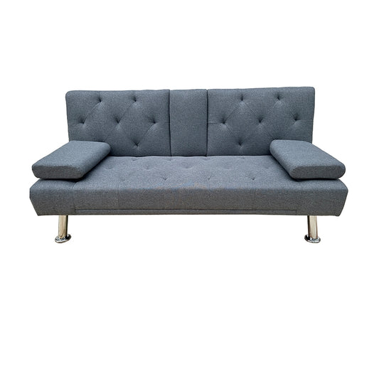 REST GREY ΥΦΑΣΜΑ ΚΑΝΑΠΕΣ-ΚΡΕΒΑΤΙ 168x88x79