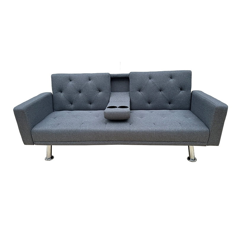 REST/ARMS GREY ΥΦΑΣΜΑ ΚΑΝΑΠΕΣ-ΚΡΕΒΑΤΙ 188x88x79