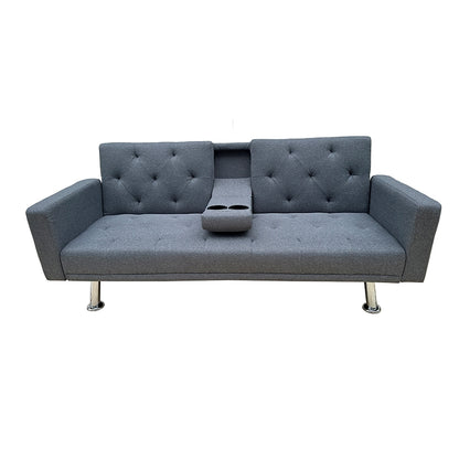 REST/ARMS GREY ΥΦΑΣΜΑ ΚΑΝΑΠΕΣ-ΚΡΕΒΑΤΙ 188x88x79