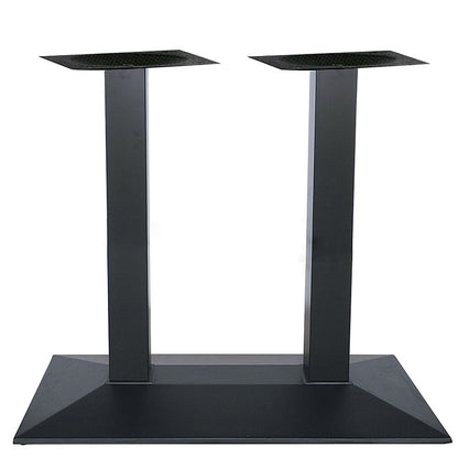 MEDIUM HEIGHT LIMA (B/W) LONG/NARROW METAL BASE WITH ADJUSTERS BLACK 70x40x98