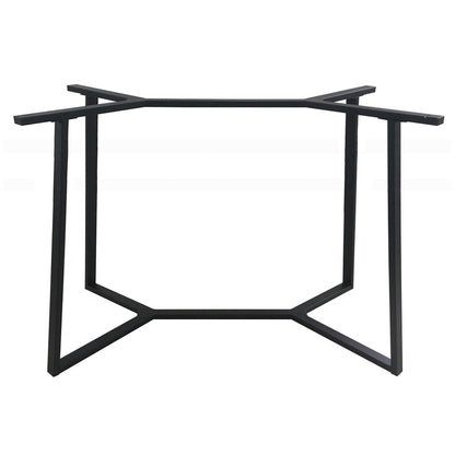 BISTRO ΨΗΛΗ ΒΑΣΗ ΜΕΤΑΛΛΙΚΗ ΜΕ ΡΕΓ/ΡΟΥΣ ΜΑΥΡΗ 110x60x105