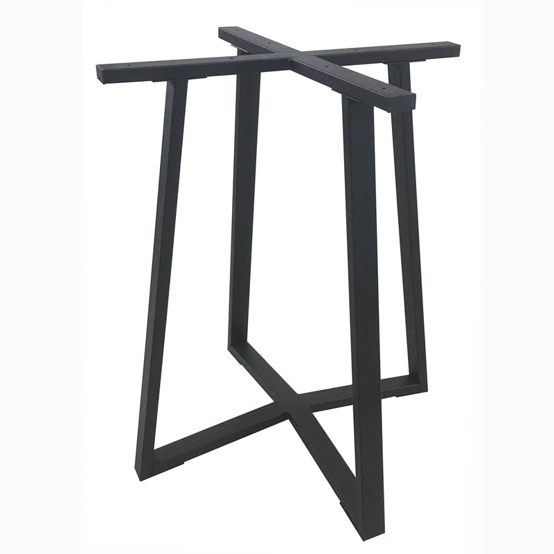 BISTRO ΒΑΣΗ ΜΕΤΑΛΛΙΚΗ ΜΕ ΡΕΓ/ΡΟΥΣ ΜΑΥΡΗ 60x60x72