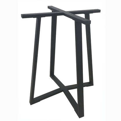 BISTRO ΒΑΣΗ ΜΕΤΑΛΛΙΚΗ ΜΕ ΡΕΓ/ΡΟΥΣ ΜΑΥΡΗ 60x60x72