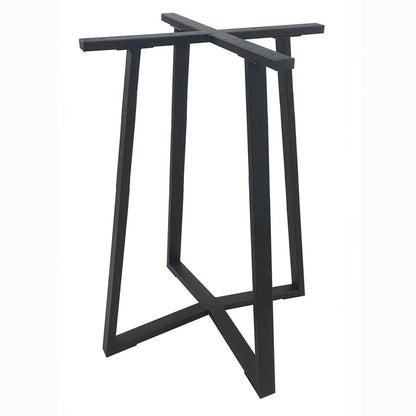 BISTRO ΨΗΛΗ ΒΑΣΗ ΜΕΤΑΛΛΙΚΗ ΜΕ ΡΕΓ/ΡΟΥΣ ΜΑΥΡΗ 60x60x105