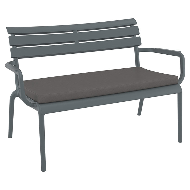 PARIS ΜΑΞΙΛΑΡΙ ΚΑΝΑΠΕ DARK GREY 100x50x5