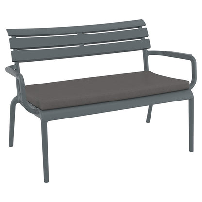 PARIS ΜΑΞΙΛΑΡΙ ΚΑΝΑΠΕ DARK GREY 100x50x5