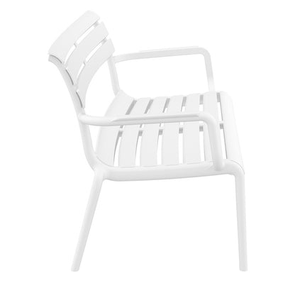 PARIS ΚΑΝΑΠΕΣ WHITE ΠΟΛ/ΝΙΟΥ 116x70x75