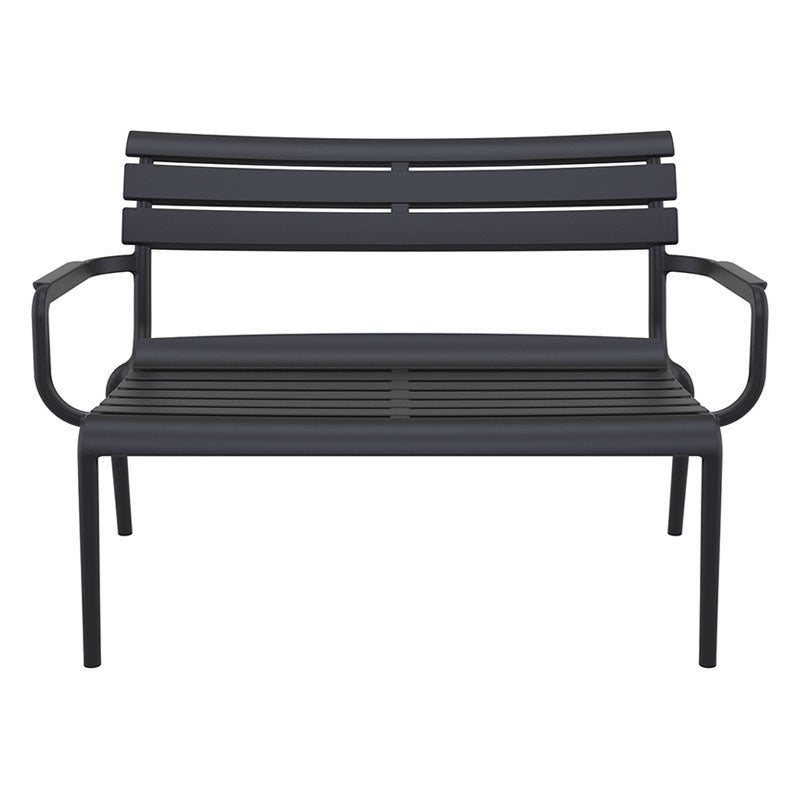 PARIS ΚΑΝΑΠΕΣ BLACK ΠΟΛ/ΝΙΟΥ 116x70x75