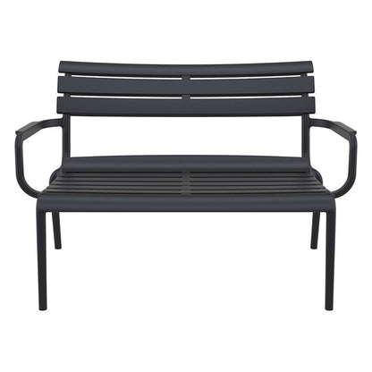 PARIS ΚΑΝΑΠΕΣ BLACK ΠΟΛ/ΝΙΟΥ 116x70x75