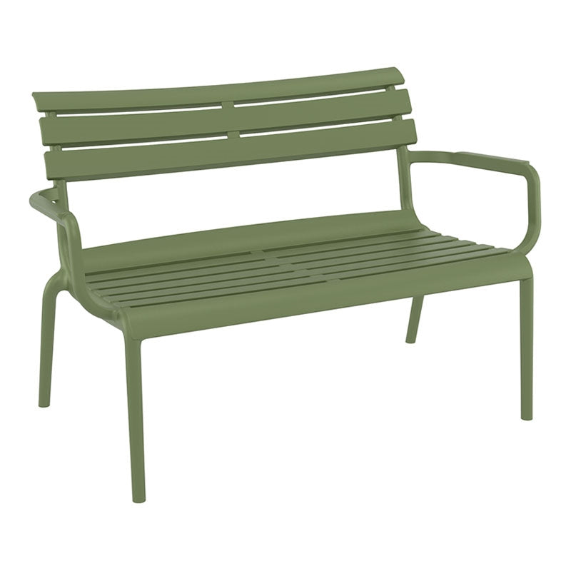 PARIS ΚΑΝΑΠΕΣ OLIVE GREEN ΠΟΛ/ΝΙΟΥ 116x70x75