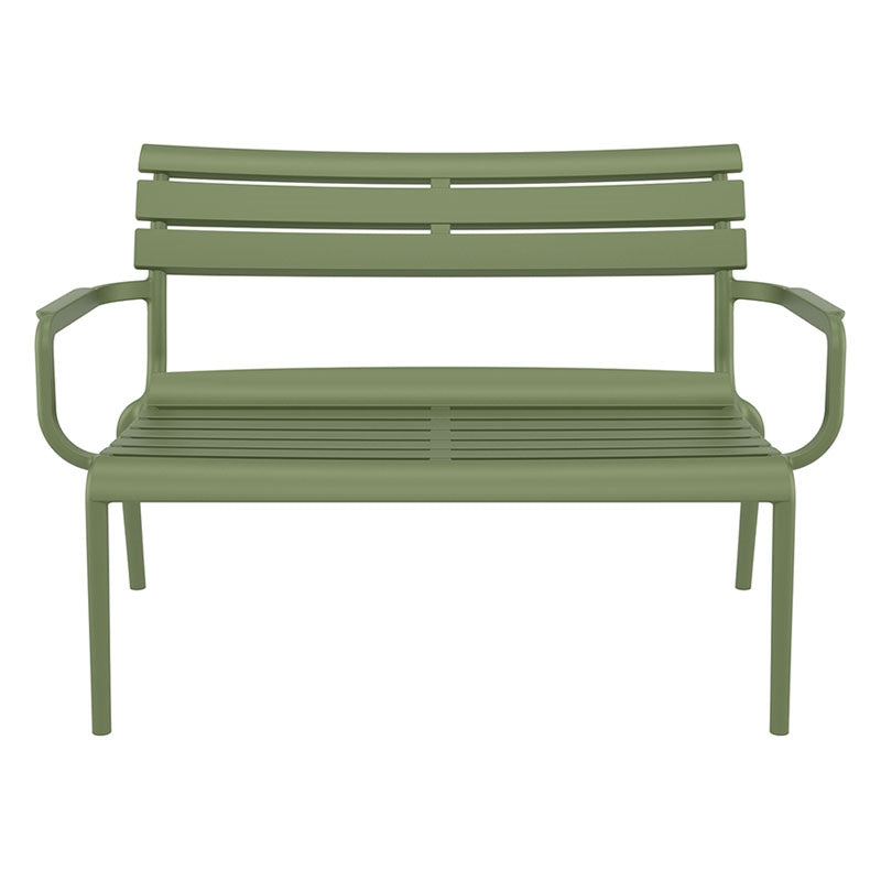 PARIS ΚΑΝΑΠΕΣ OLIVE GREEN ΠΟΛ/ΝΙΟΥ 116x70x75