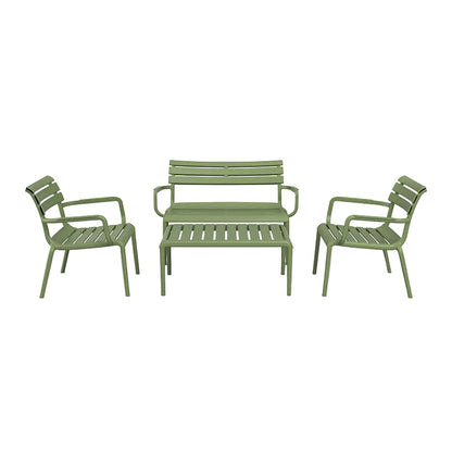 PARIS ΚΑΝΑΠΕΣ OLIVE GREEN ΠΟΛ/ΝΙΟΥ 116x70x75
