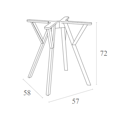 MAX ΒΑΣΗ TAUPE SMALL ΠΟΛ/ΝΙΟΥ 57x58x72