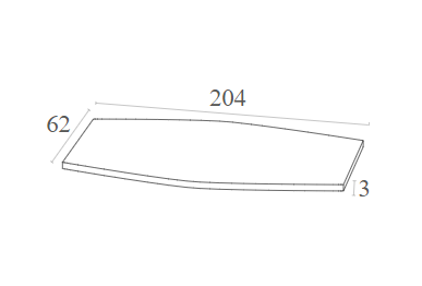 SLIM ΣΤΡΩΜΑ POLYESTER DARK GREY 204x62x3