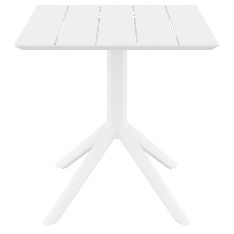 PARIS WHITE ΤΡΑΠΕΖΙ ΠΟΛ/ΝΙΟΥ 70x70x74