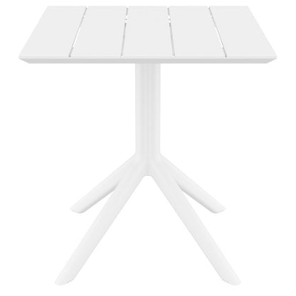 PARIS WHITE ΤΡΑΠΕΖΙ ΠΟΛ/ΝΙΟΥ 70x70x74
