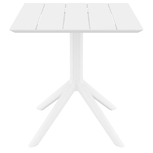 PARIS WHITE ΤΡΑΠΕΖΙ ΠΟΛ/ΝΙΟΥ 70x70x74