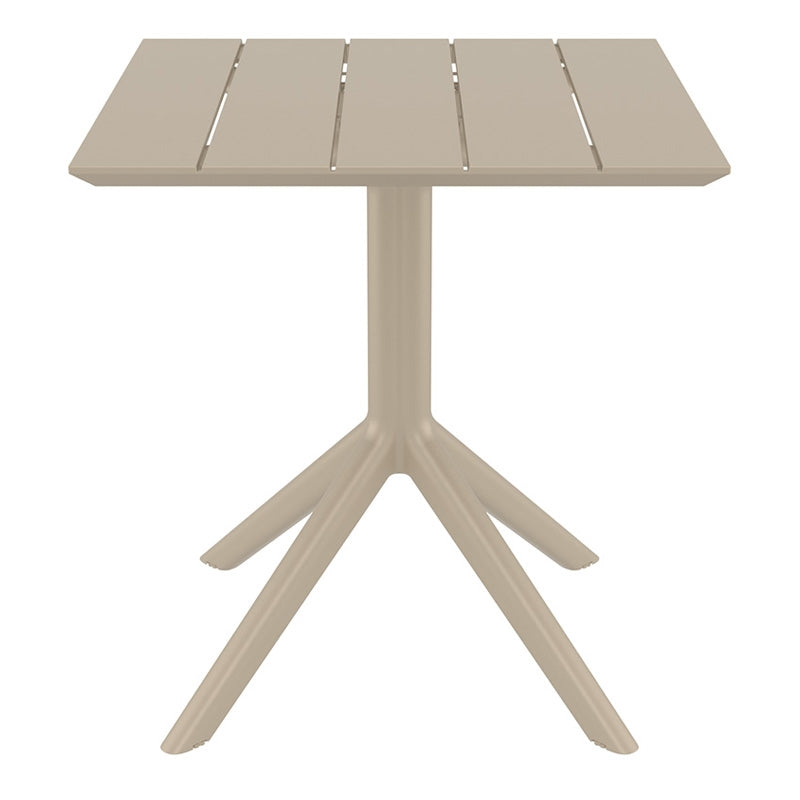PARIS TAUPE ΤΡΑΠΕΖΙ ΠΟΛ/ΝΙΟΥ 70x70x74