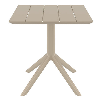 PARIS TAUPE ΤΡΑΠΕΖΙ ΠΟΛ/ΝΙΟΥ 70x70x74