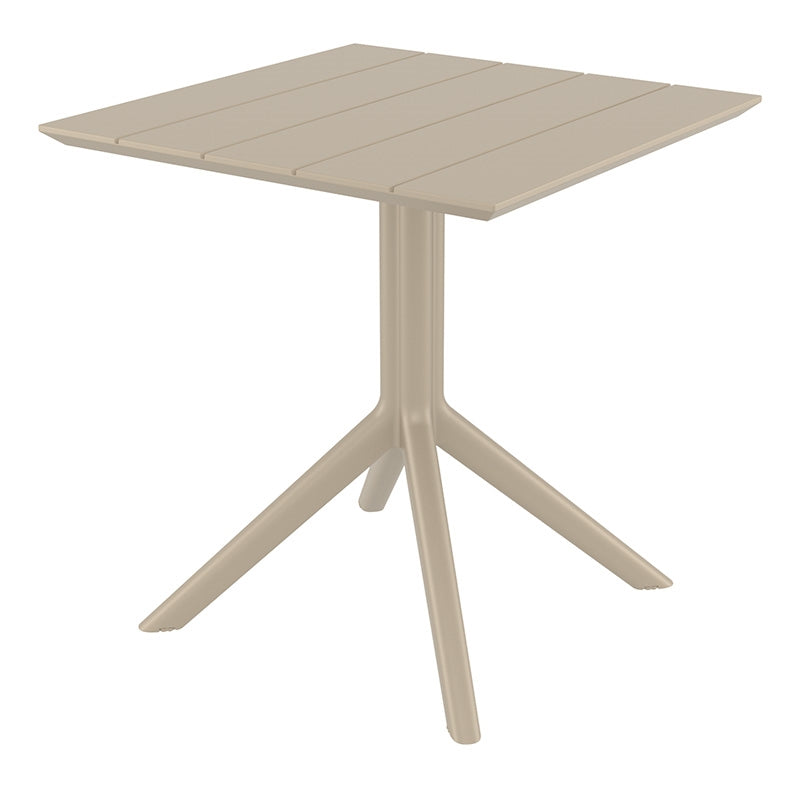 PARIS TAUPE ΤΡΑΠΕΖΙ ΠΟΛ/ΝΙΟΥ 70x70x74