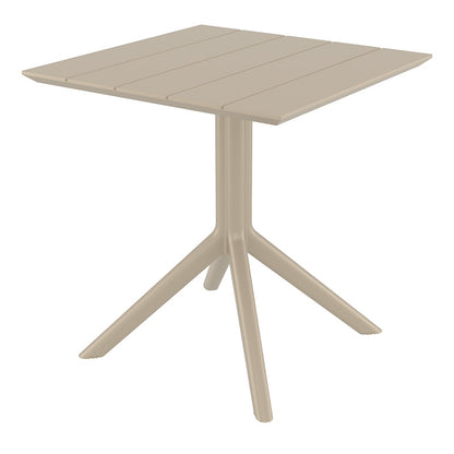 PARIS TAUPE ΤΡΑΠΕΖΙ ΠΟΛ/ΝΙΟΥ 70x70x74