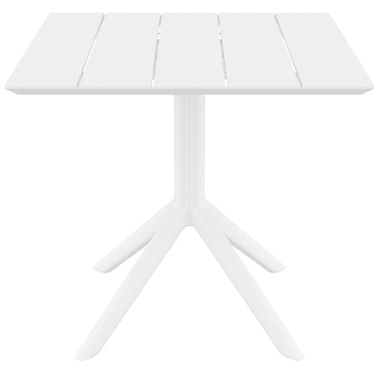 PARIS WHITE ΤΡΑΠΕΖΙ ΠΟΛ/ΝΙΟΥ 80x80x74