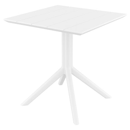 PARIS WHITE ΤΡΑΠΕΖΙ ΠΟΛ/ΝΙΟΥ 80x80x74