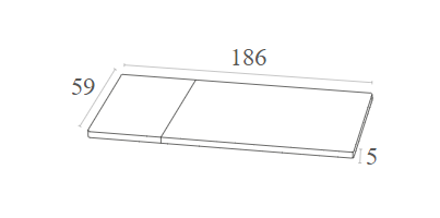 FIJI ΣΤΡΩΜΑ POLYESTER BEIGE 59x186x5