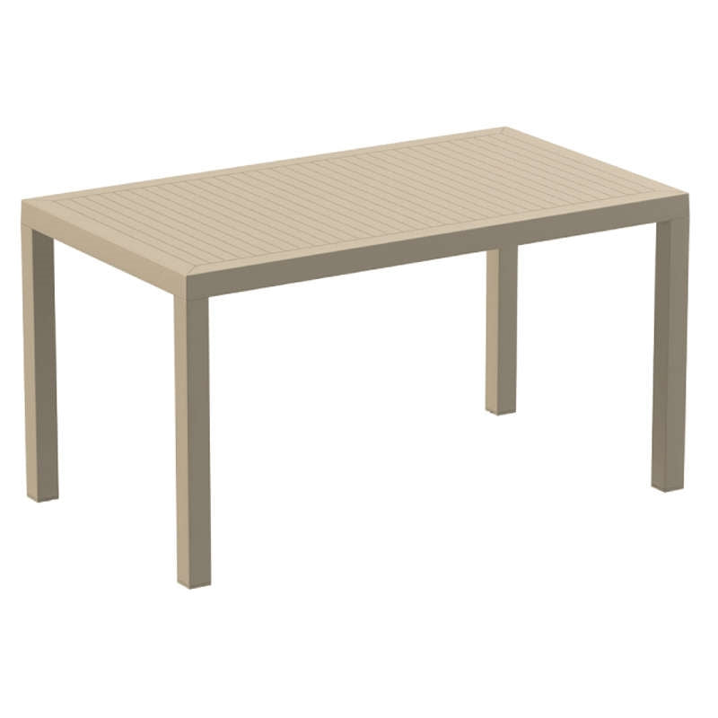 Σετ Τραπεζαρίας 7 Τμχ Ares-Artemis Taupe 140x80x75
