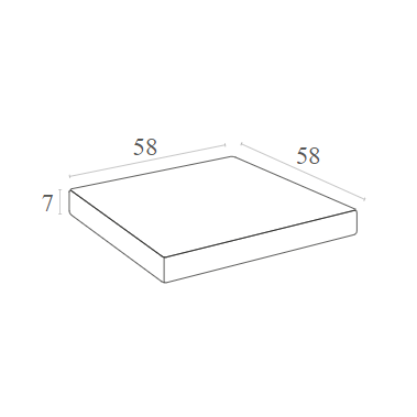 MONACO ΜΑΞΙΛΑΡΙ ΚΑΘΙΣΜΑΤΟΣ 58x58x7
