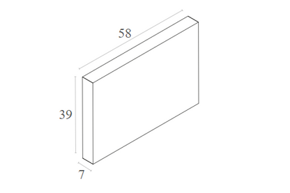 MONACO ΜΑΞΙΛΑΡΙ ΠΛΑΤΗΣ 58x39x7