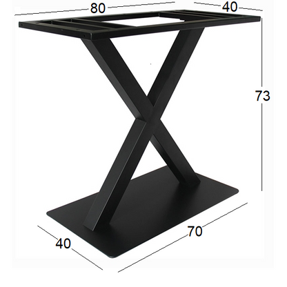 PRIME ΜΑΚΡ/ΝΗ ΒΑΣΗ ΜΕΤΑΛΛΙΚΗ ΜΑΥΡΗ 70x40x73