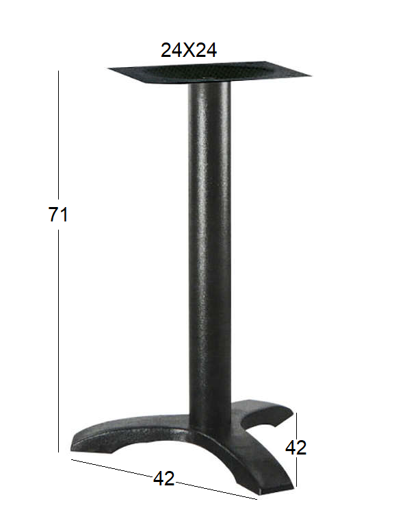 ASTOR 3ΝΥΧΗ (Π/Ρ) ΒΑΣΗ ΜΑΝΤΕΜΙ ΜΕ ΡΕΓ/ΡΟΥΣ ΜΑΥΡΗ 42x42x71