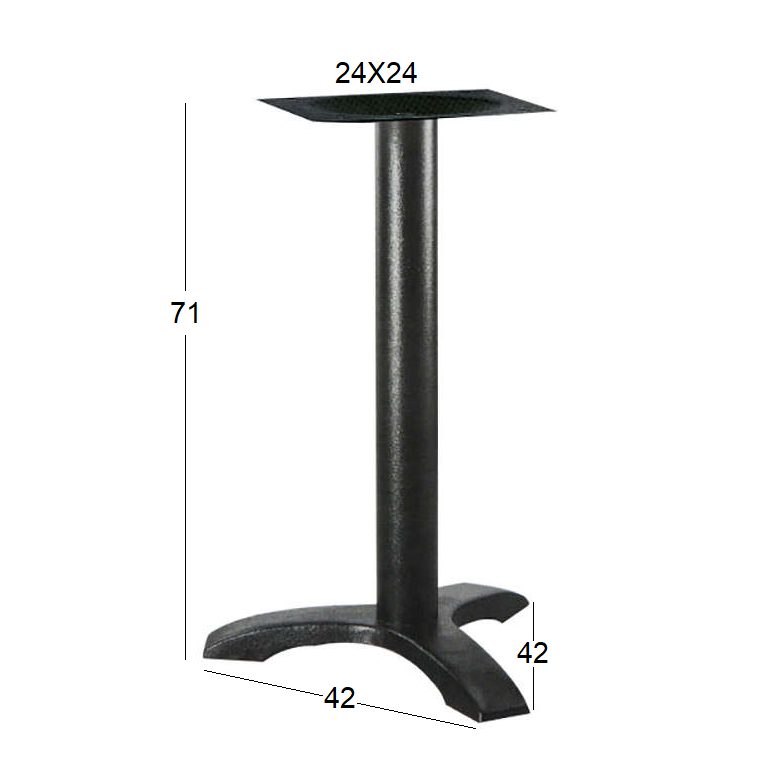 ASTOR 3ΝΥΧΗ (Π/Ρ) ΒΑΣΗ ΜΑΝΤΕΜΙ ΜΕ ΡΕΓ/ΡΟΥΣ ΜΑΥΡΗ 42x42x71